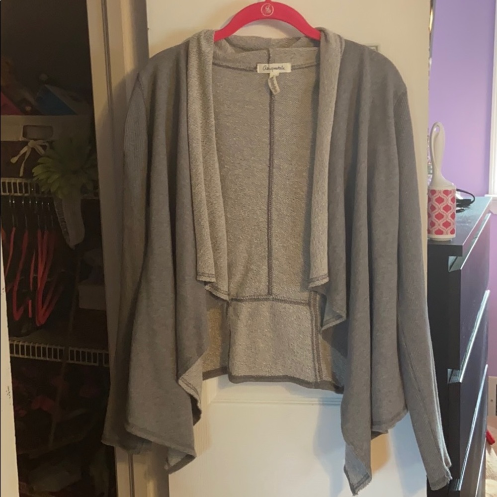 Grey Aeropostale Moto Jacket